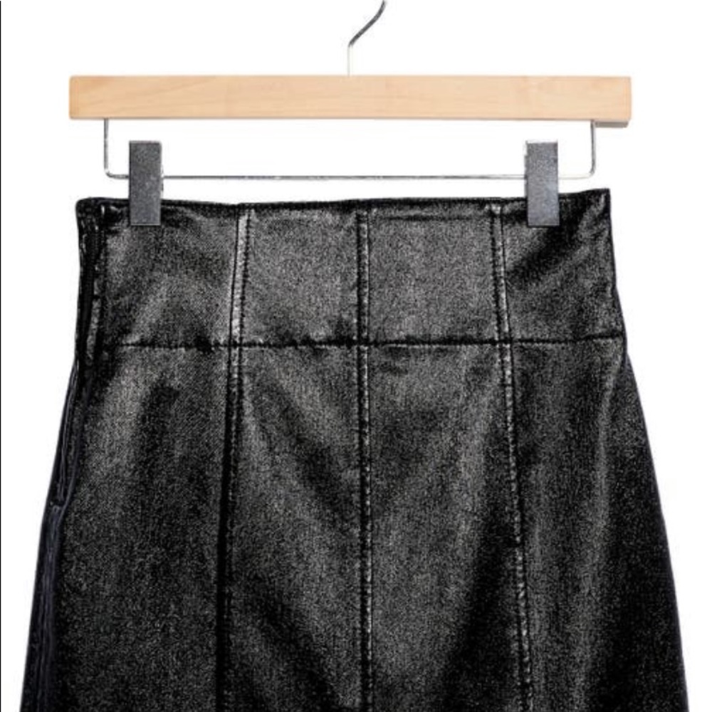 FREE PEOPLE BOHO HOST PICK! Holding onto a dream coated miniskirt Size 0 - Picture 7 of 10